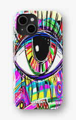 iPhone 15 Plus Tough Case – Abstract Eye - View 1