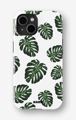 iPhone 15 Plus Tough Case – Monstera Pattern - View 1