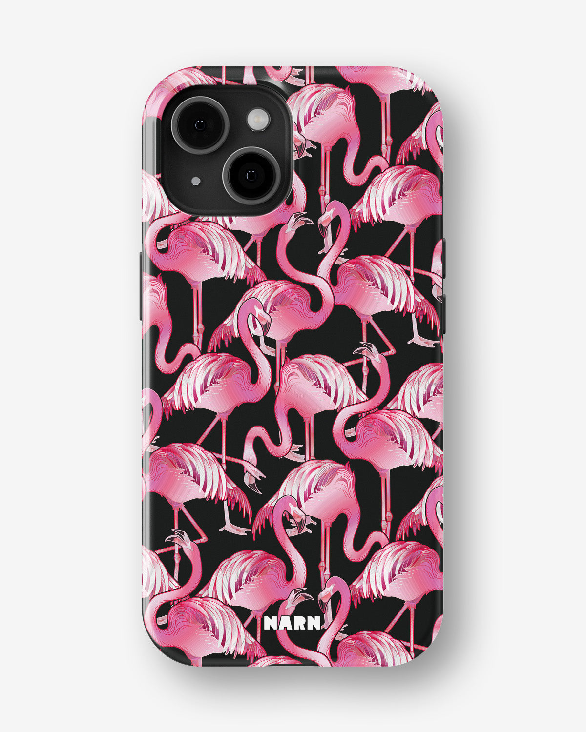 iPhone 15 Plus Tough Case – Flamingos - View 1