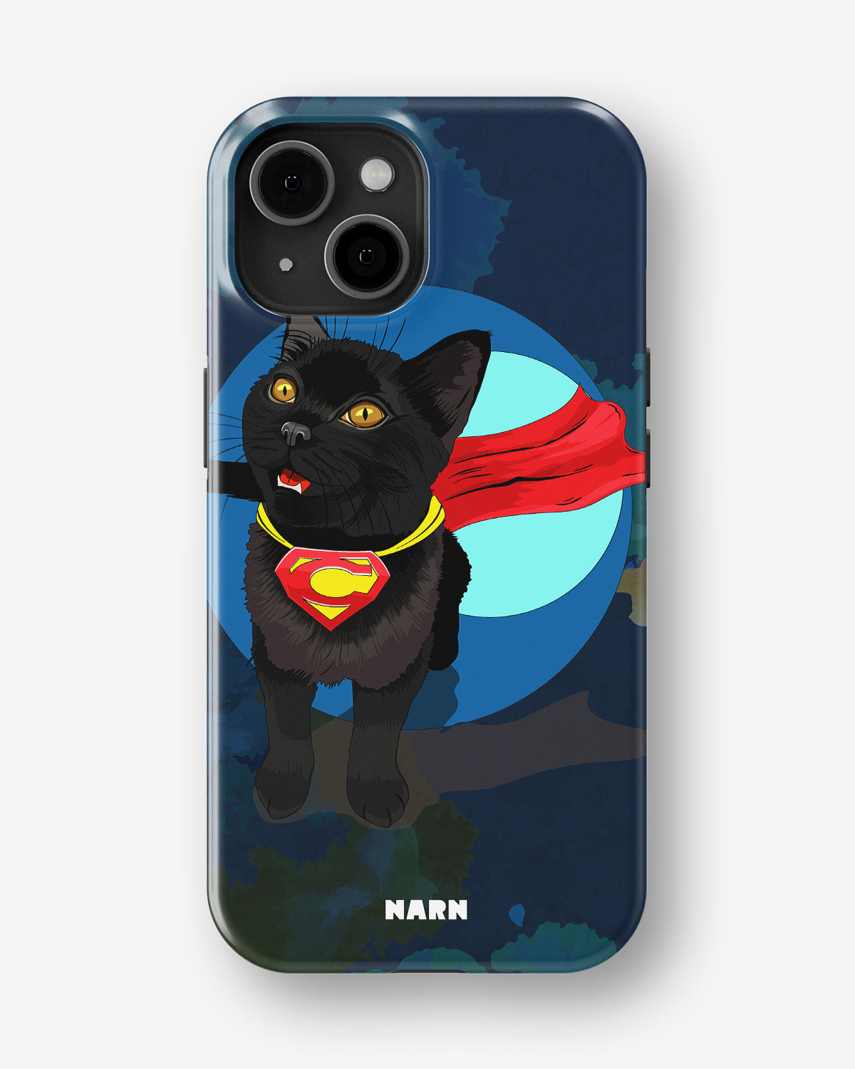 iPhone 15 Plus Tough Case – Super Cat - View 1