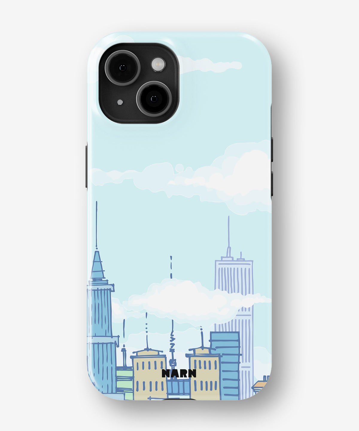iPhone 15 Plus Tough Case – Skyline - View 1