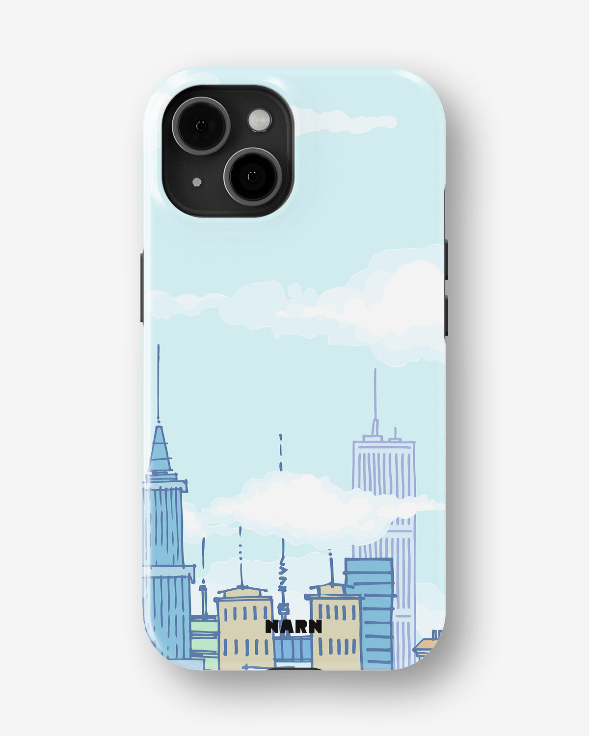 iPhone 15 Plus Tough Case – Skyline - View 1