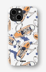 iPhone 15 Plus Tough Case – Apricot Sneakers - View 1