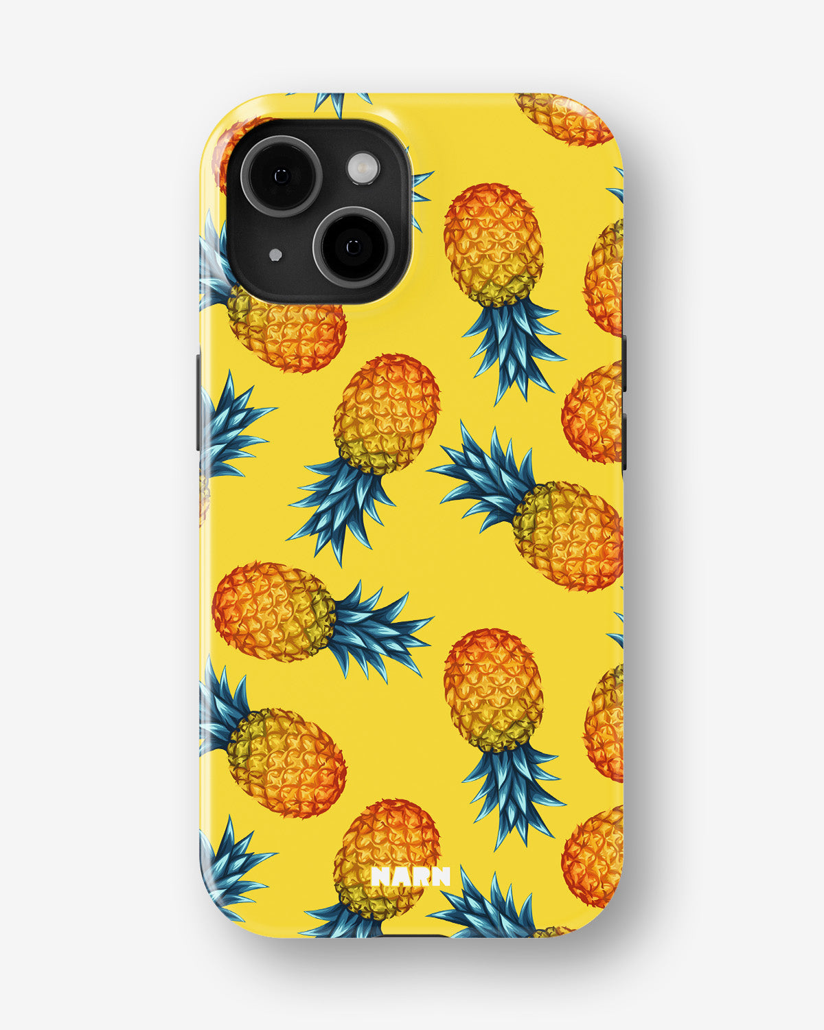 iPhone 15 Plus Tough Case – Sunny Pineapple - View 1