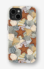 iPhone 15 Plus Tough Case – Sea Shells - View 1