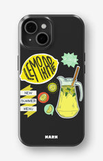 iPhone 15 Plus Tough Case – Lemon Summer - View 1