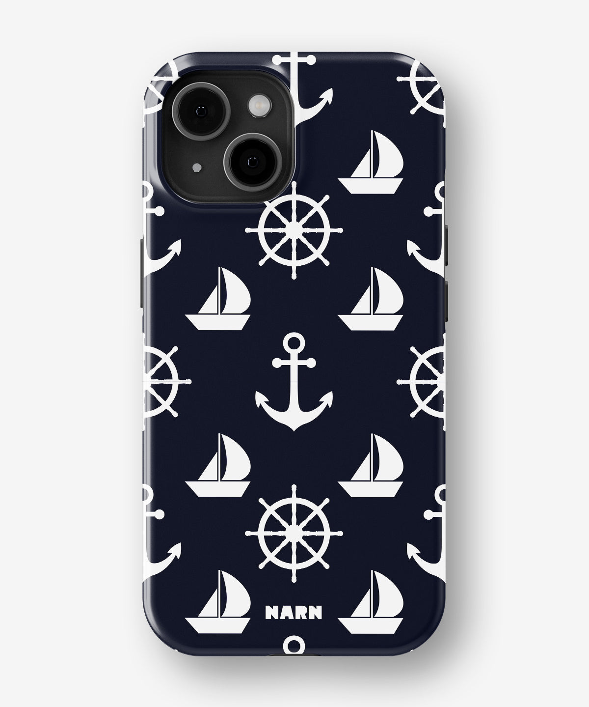 iPhone 15 Plus Tough Case – Deep Blue Voyage - View 1