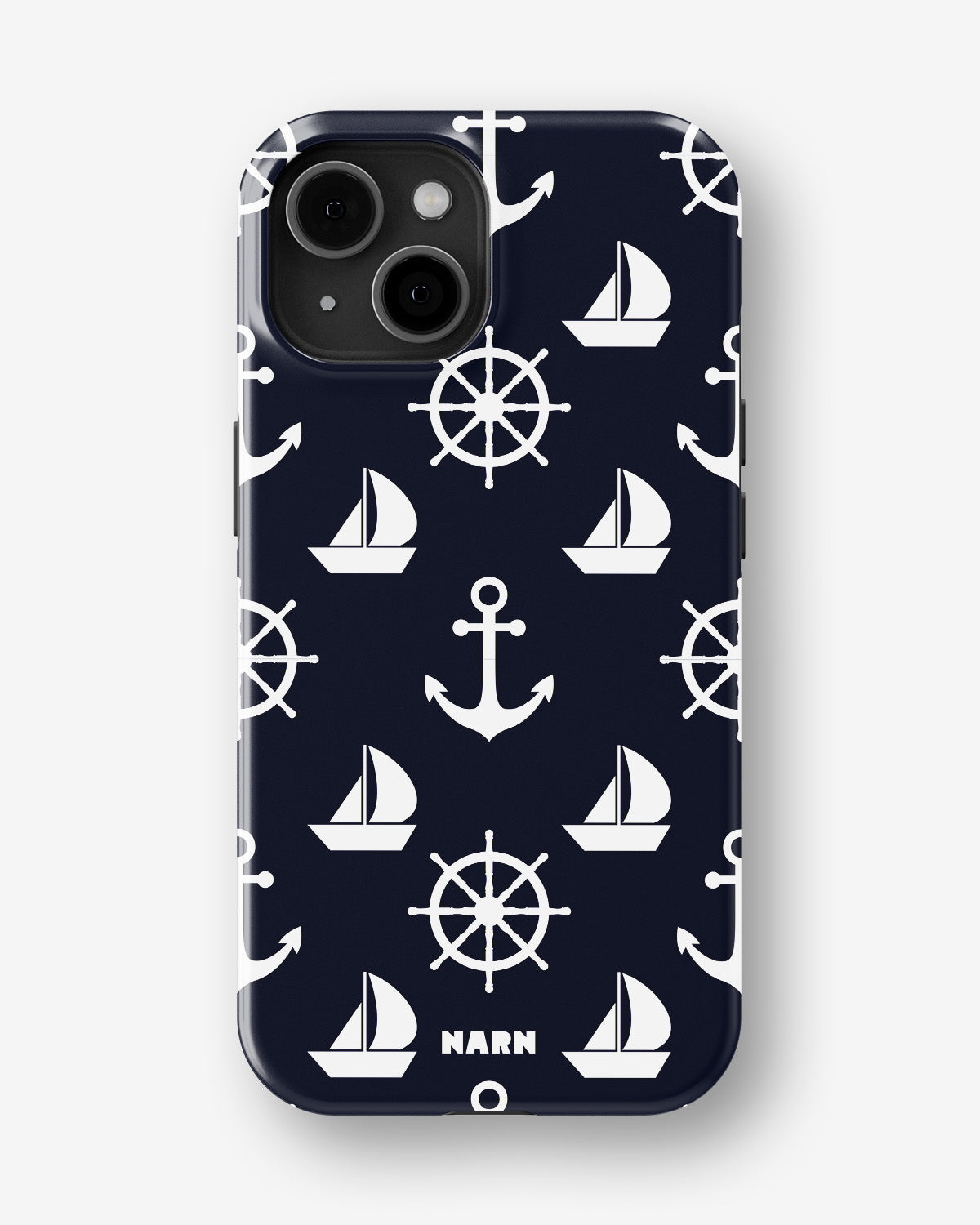 iPhone 15 Plus Tough Case – Deep Blue Voyage - View 1