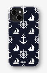iPhone 15 Plus Tough Case – Deep Blue Voyage - View 1