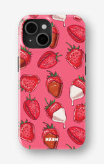 iPhone 15 Plus Tough Case – Strawberry Chocolate - View 1