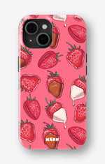 iPhone 15 Plus Tough Case – Strawberry Chocolate - View 1