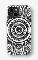 iPhone 15 Plus Tough Case – Henna Mandala - View 1