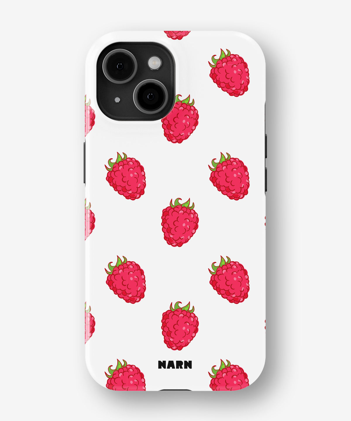 iPhone 15 Plus Tough Case – Raspberry Bliss - View 1
