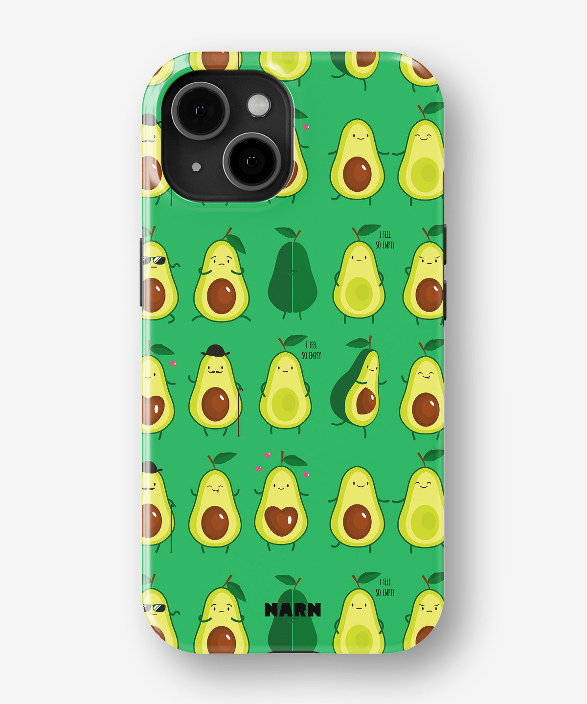 iPhone 15 Plus Tough Case – Avocado Mood - View 1