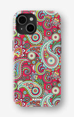 iPhone 15 Plus Tough Case – Paisley Paradise - View 1