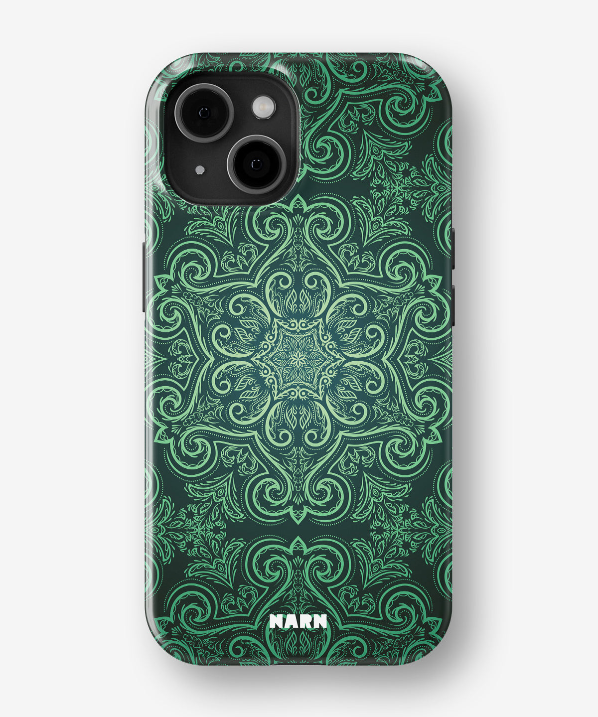 iPhone 15 Plus Tough Case – Retro Forest - View 1