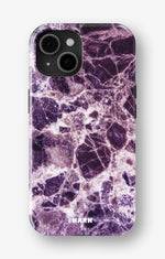 iPhone 15 Plus Tough Case – Purple Marble - View 1