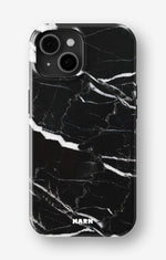iPhone 15 Plus Tough Case – Black Marble - View 1