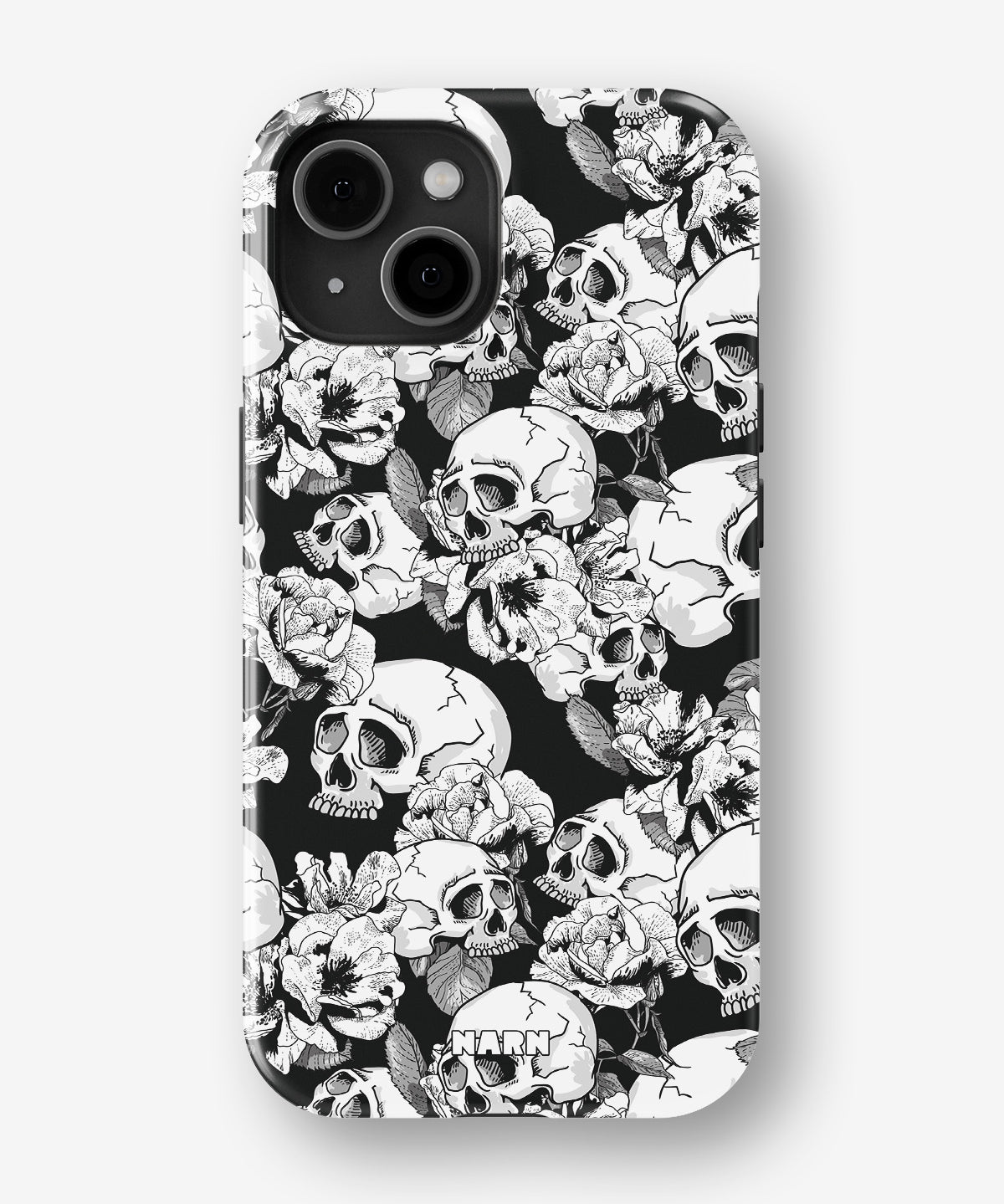 iPhone 15 Plus Tough Case – Skull Garden - View 1