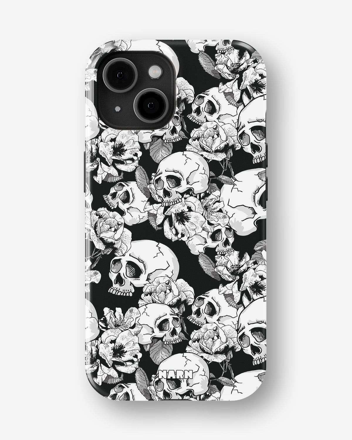 iPhone 15 Plus Tough Case – Skull Garden - View 1
