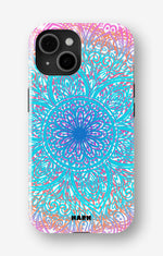 iPhone 15 Plus Tough Case – Pastel Mandala - View 1