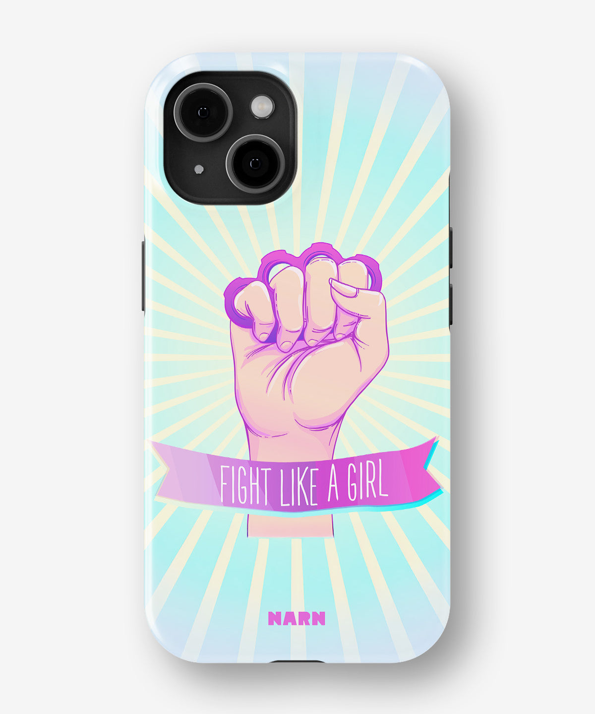 iPhone 15 Plus Tough Case – Fight Like A Girl - View 1