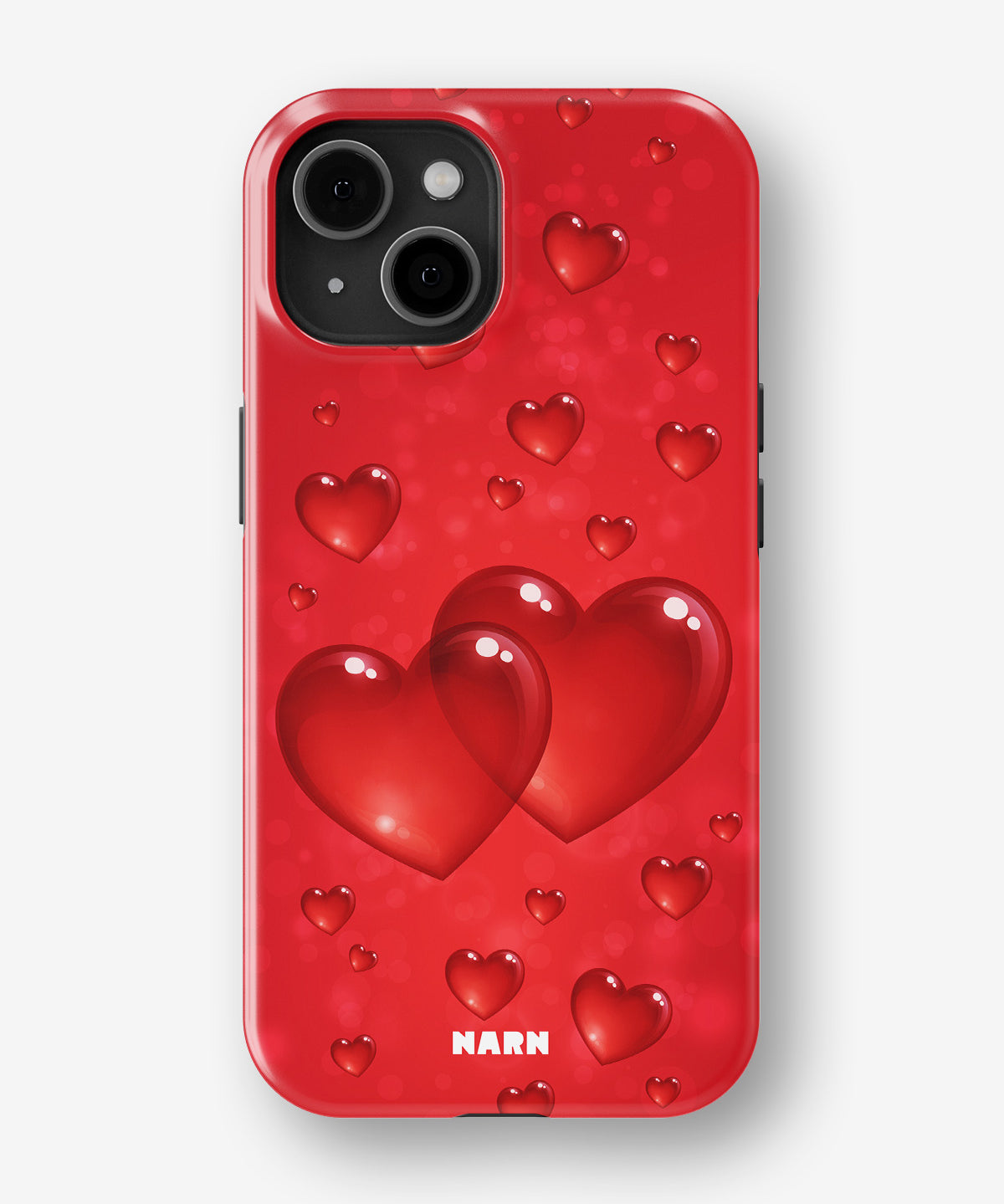 iPhone 15 Plus Tough Case – Red Romance - View 1