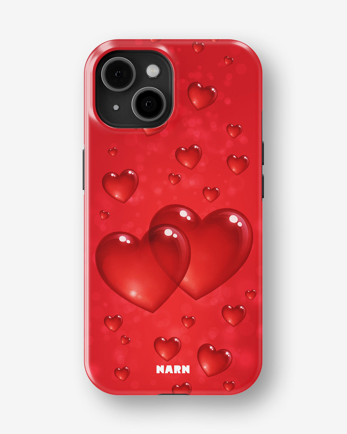 iPhone 15 Plus Tough Case – Red Romance - View 1