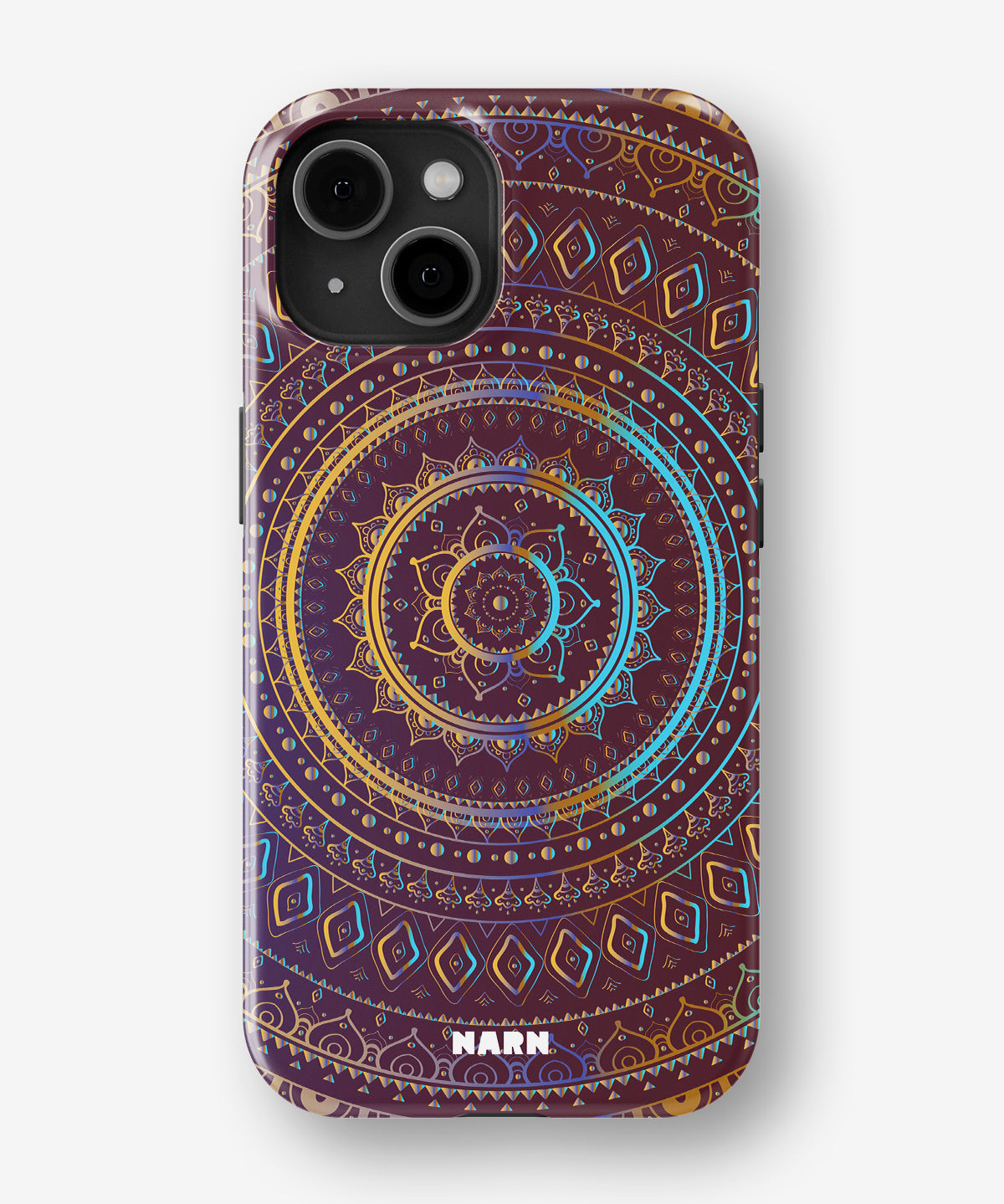 iPhone 15 Plus Tough Case – Royal Mandala - View 1