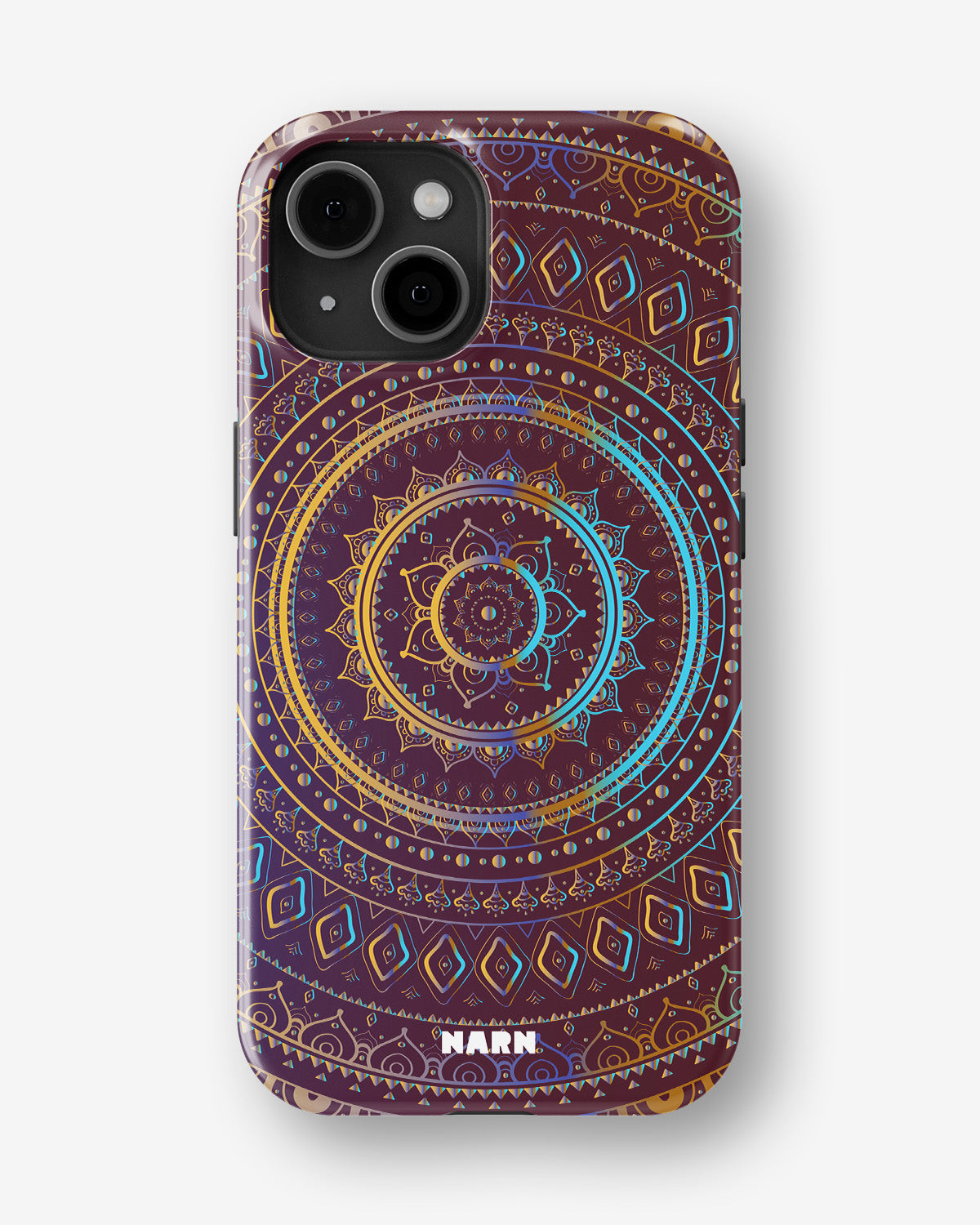 iPhone 15 Plus Tough Case – Royal Mandala - View 1