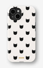iPhone 15 Plus Tough Case – Kitty Dots - View 1