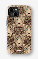 iPhone 15 Plus Tough Case – Leopard Gaze - View 1