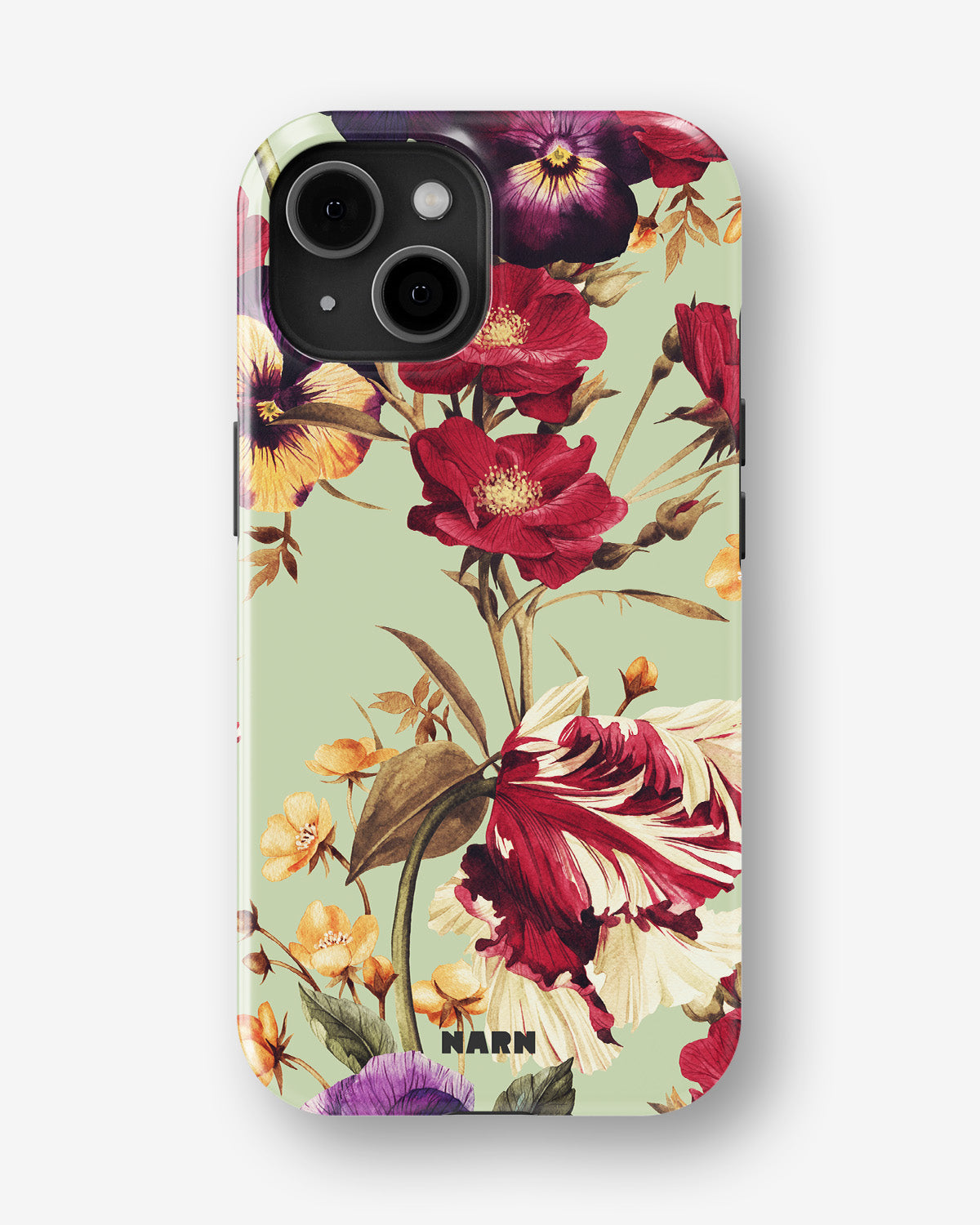 iPhone 15 Plus Tough Case – Pansy Pansy - View 1