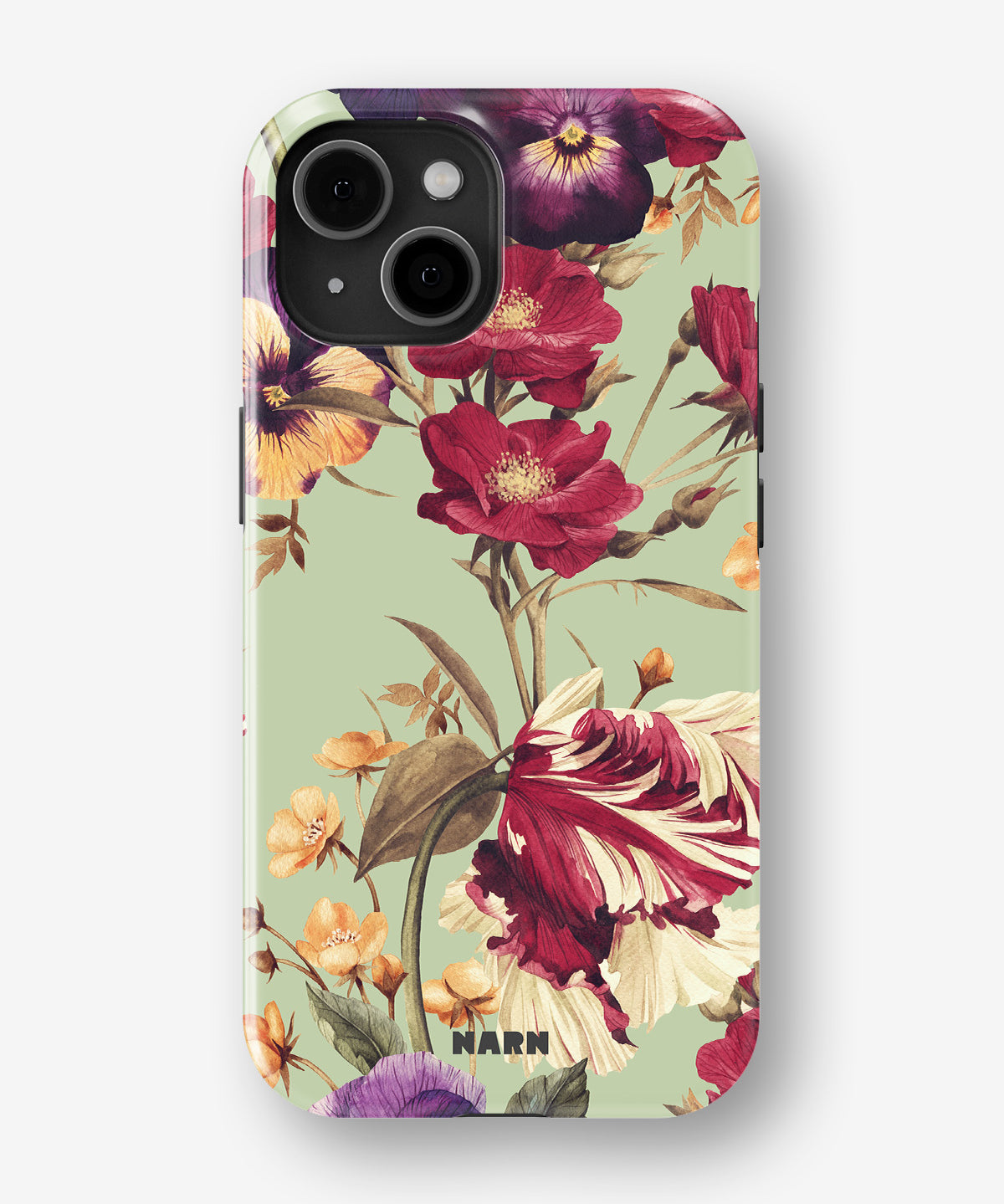 iPhone 15 Plus Tough Case – Pansy Pansy - View 1