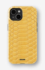 iPhone 15 Plus Tough Case – Yellow Snake - View 1