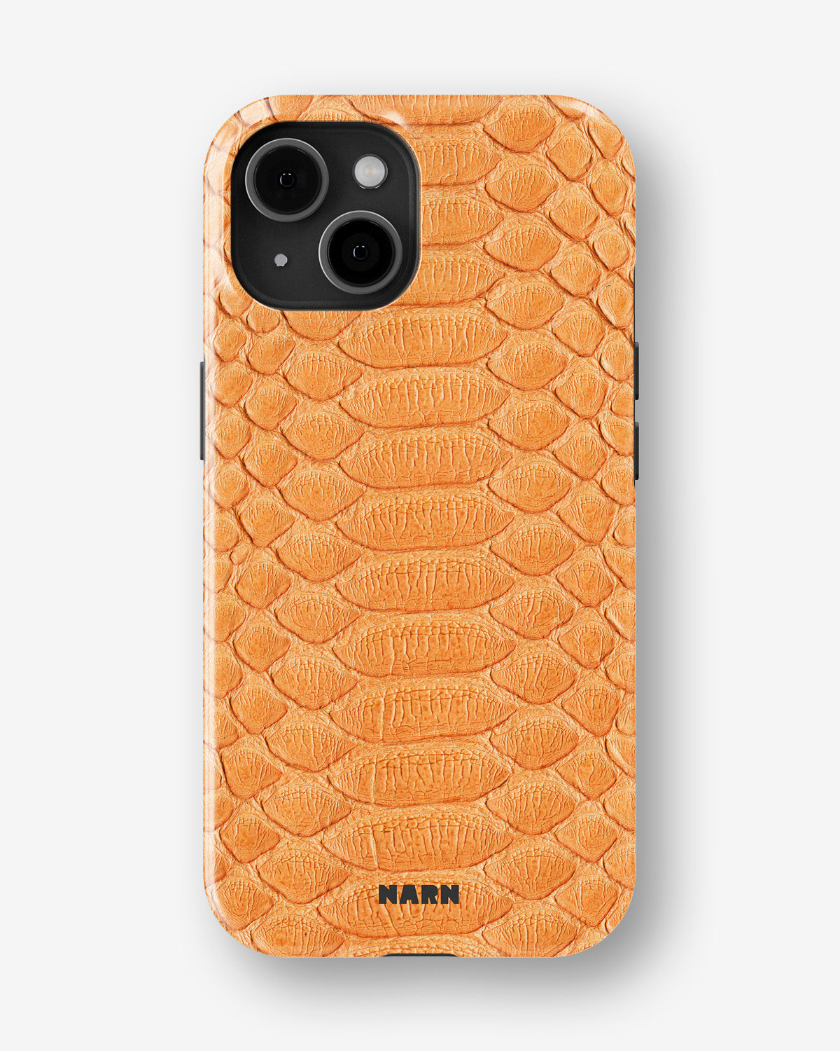 iPhone 15 Plus Tough Case – Orange Snake - View 1
