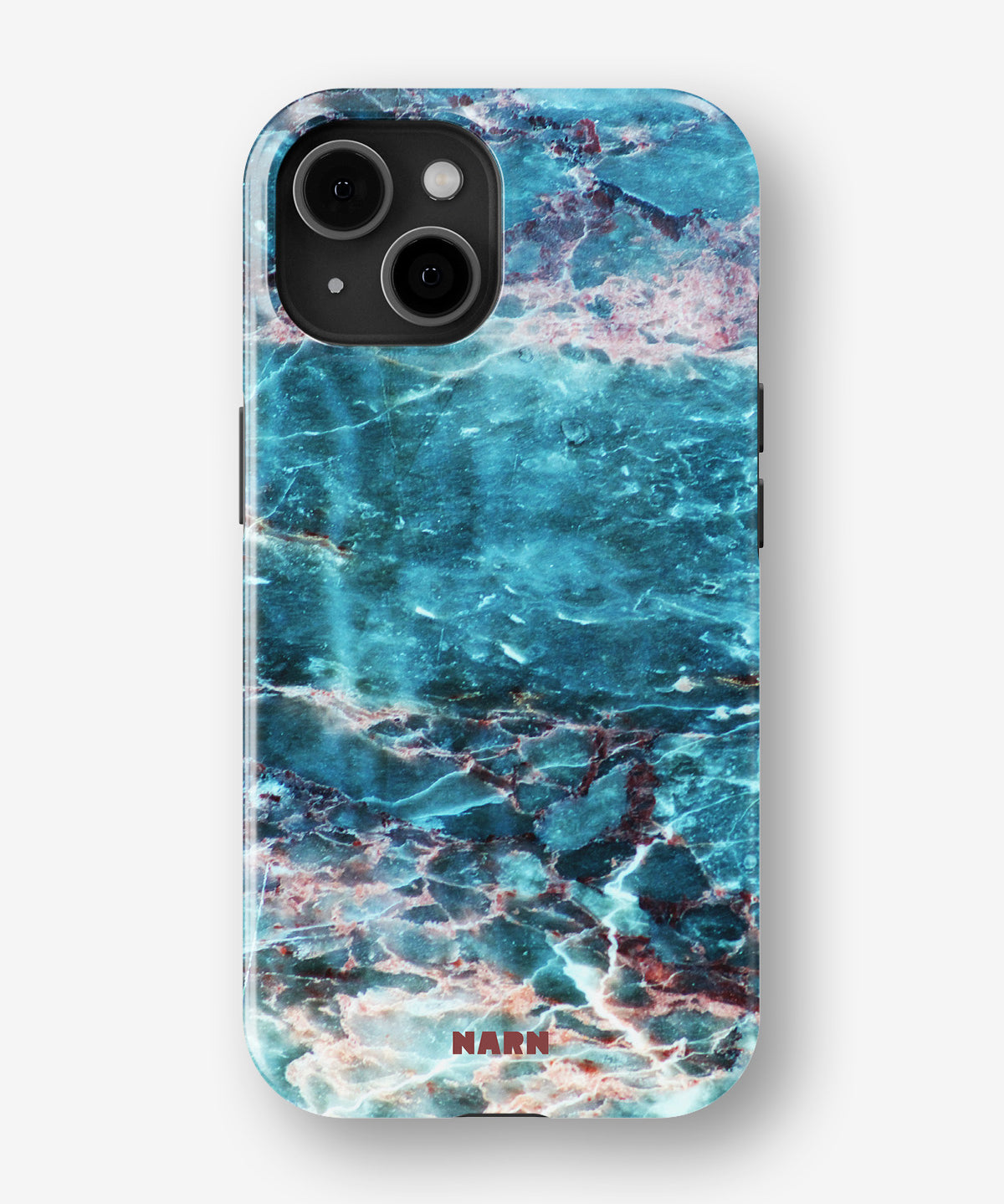 iPhone 15 Plus Tough Case – Icy Marble - View 1