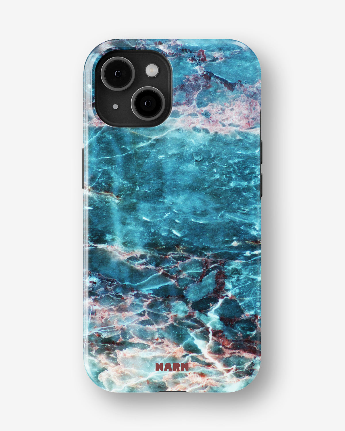 iPhone 15 Plus Tough Case – Icy Marble - View 1