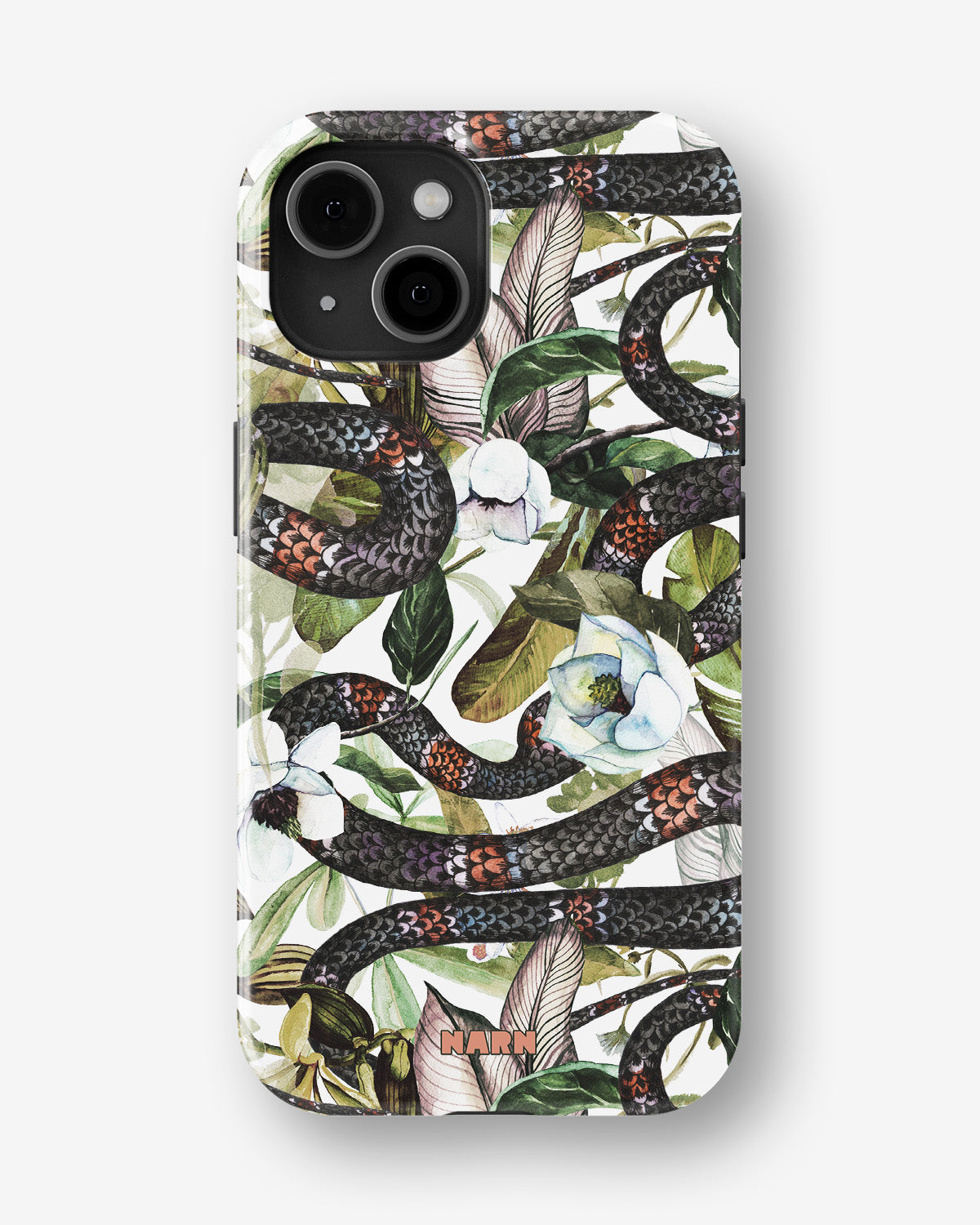 iPhone 15 Plus Tough Case – Jungle Snake - View 1