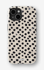 iPhone 15 Plus Tough Case – Marble Dots - View 1