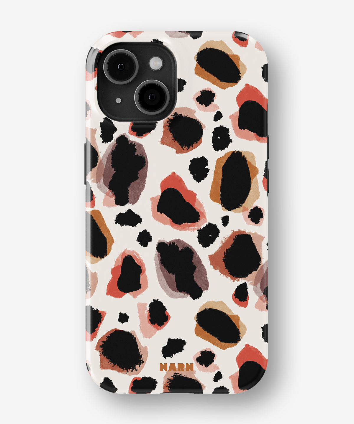 iPhone 15 Plus Tough Case – Artsy Leopard - View 1