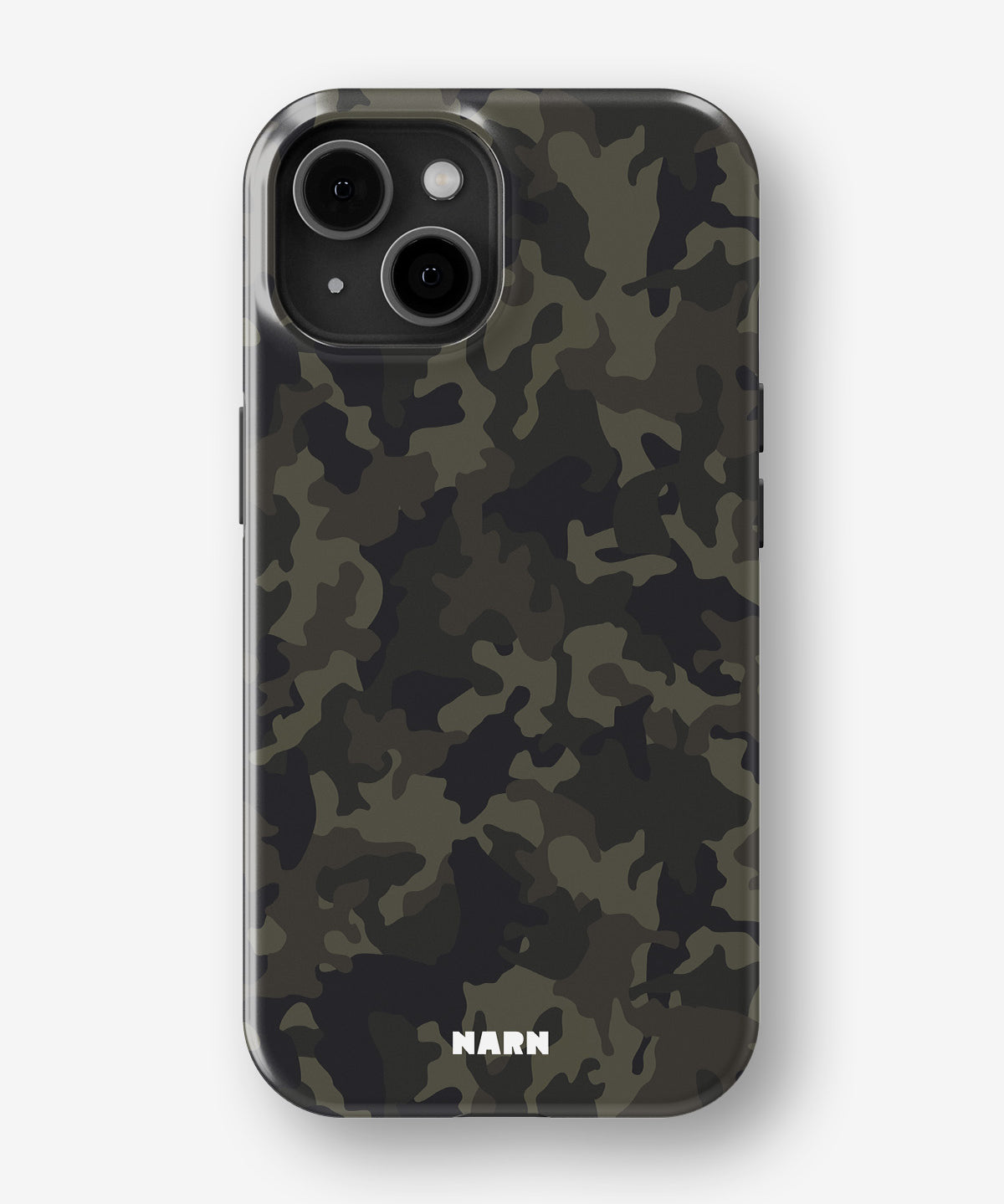 iPhone 15 Plus Tough Case – Jungle Green Camo - View 1