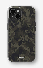 iPhone 15 Plus Tough Case – Jungle Green Camo - View 1