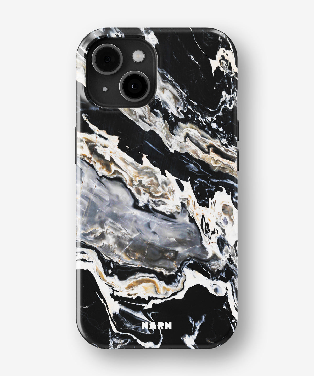 iPhone 15 Plus Tough Case – Dark Swirl - View 1