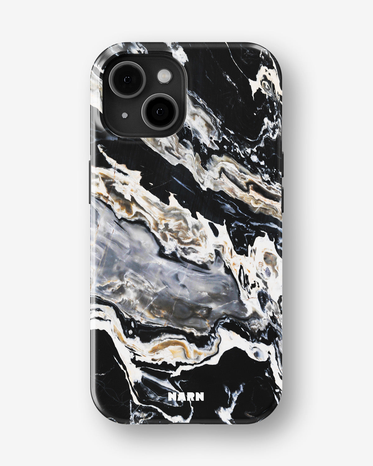 iPhone 15 Plus Tough Case – Dark Swirl - View 1