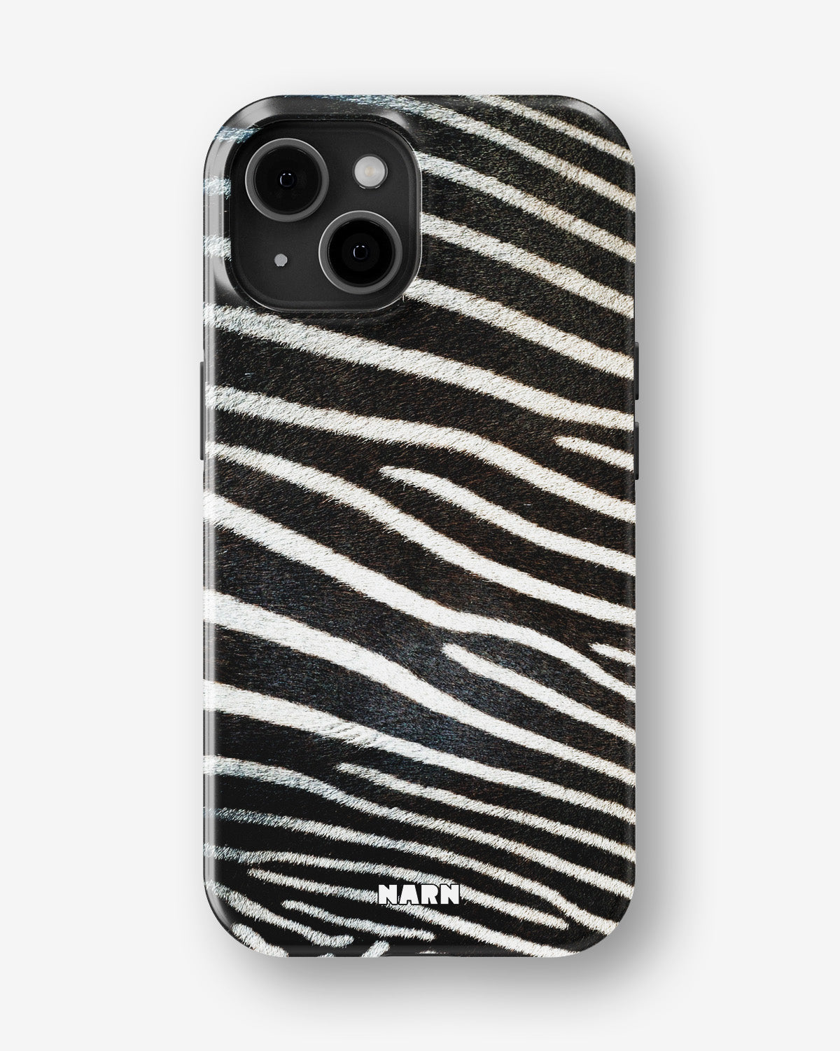 iPhone 15 Plus Tough Case – Zebra Stripe - View 1
