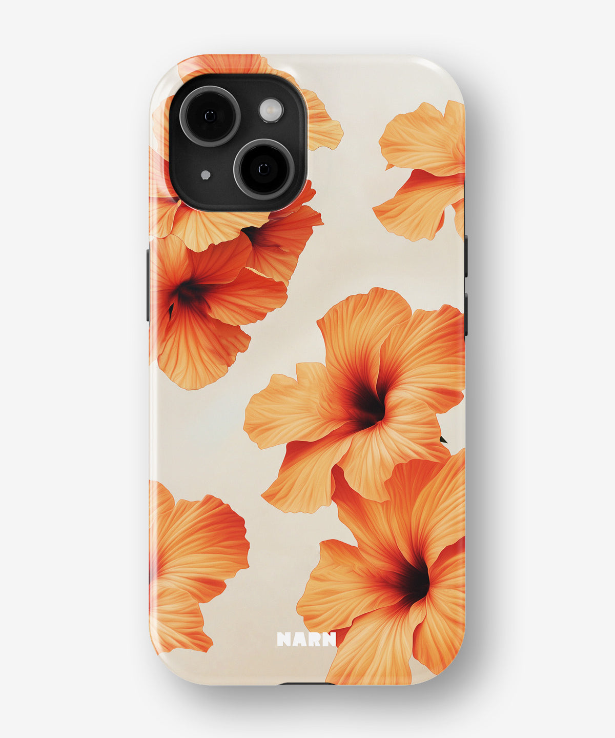 iPhone 15 Plus Tough Case – Hibiscus Dreams - View 1