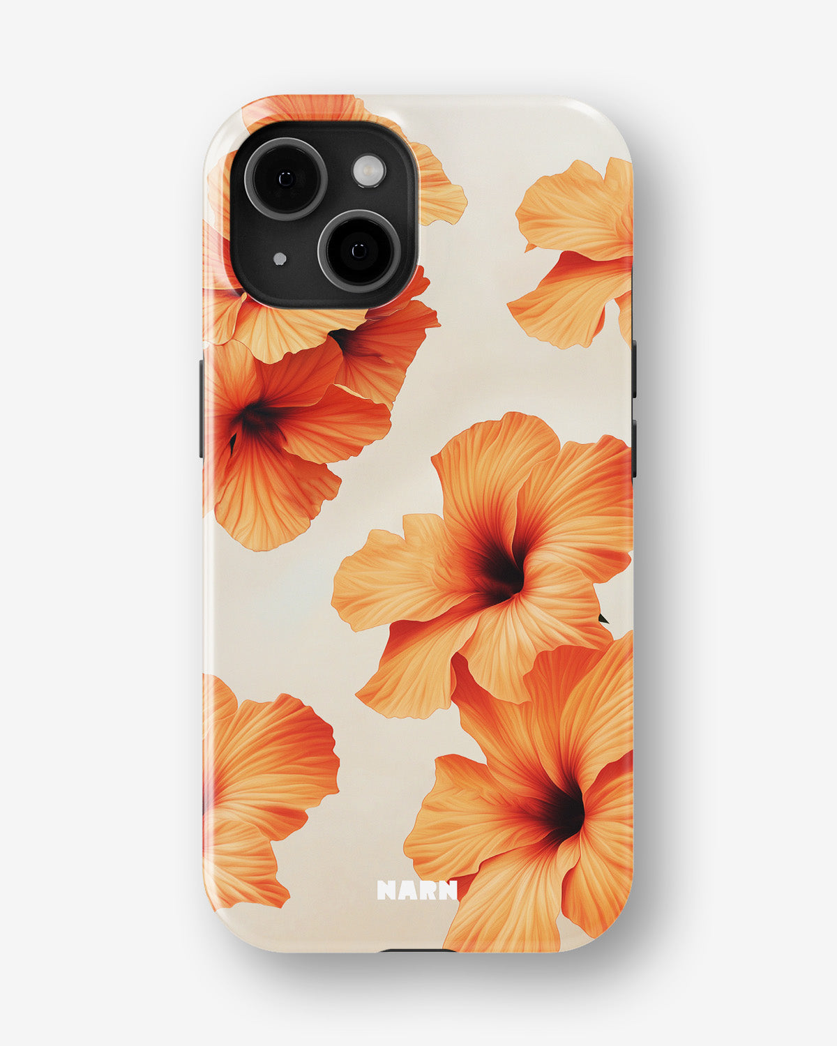 iPhone 15 Plus Tough Case – Hibiscus Dreams - View 1