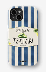 iPhone 15 Plus Tough Case – Greek Blues - View 1