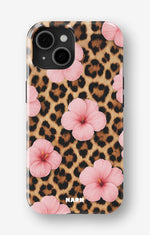 iPhone 15 Plus Tough Case – Leopard Flower - View 1
